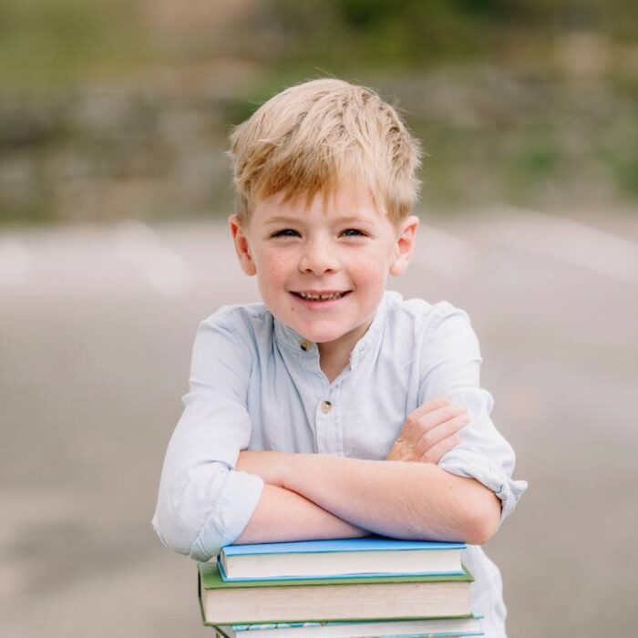 schulfotografie kindergarten draußen